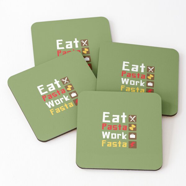 Item preview, Eat Pasta Work Fasta - Working designed and sold by DoherDesigns.