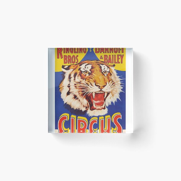 Item preview, TIGER. Growl, Circus Poster, Ringling Bros, Circus, Animal, Vintage. Classic designed and sold by jeniferadendtxp.