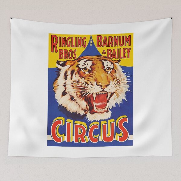 Item preview, TIGER. Growl, Circus Poster, Ringling Bros, Circus, Animal, Vintage. Classic designed and sold by jeniferadendtxp.