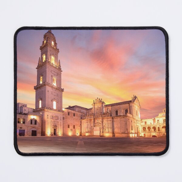 Item preview, Piazza del Duomo - Lecce, Italy at sunset designed and sold by mitzobs.