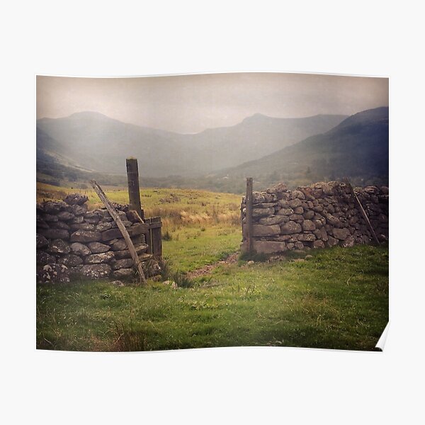 Nevis Mountian range Poster