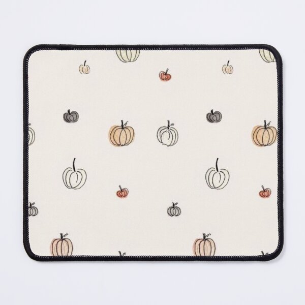 Item preview, white pumpkin pattern designed and sold by Jaclyn's Stickers & Designs.