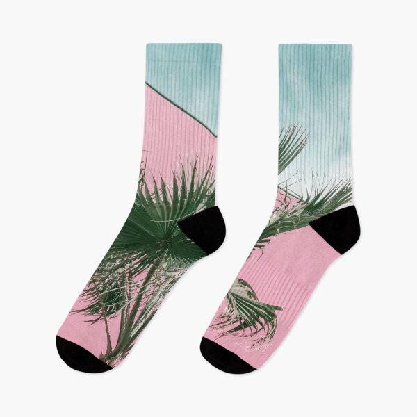 Item preview, Palm Tree in Millennial Pink and Mint Green designed and sold by Georgia Mizuleva.
