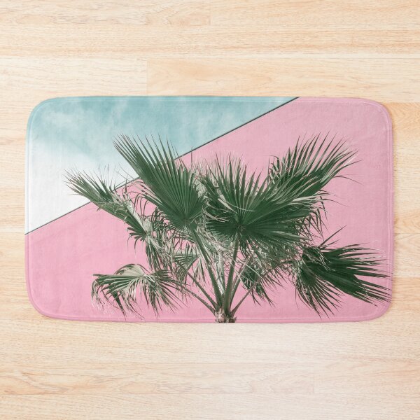 Item preview, Palm Tree in Millennial Pink and Mint Green designed and sold by Georgia Mizuleva.
