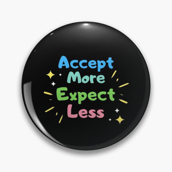 Item preview, Accept More Expect Less Gratitude Quote designed and sold by anass002.