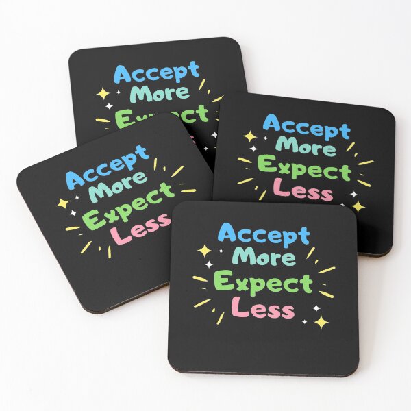 Item preview, Accept More Expect Less Gratitude Quote designed and sold by anass002.
