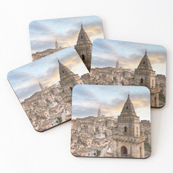 Item preview, Matera, Basilicata, Italy at sunset  designed and sold by mitzobs.
