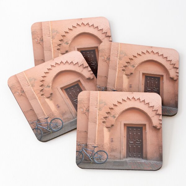 Item preview, Puerta marroquí con bicicleta designed and sold by mitzobs.