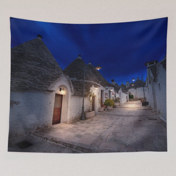 Item preview, ALBEROBELLO, ITALY AT NIGHT designed and sold by mitzobs.