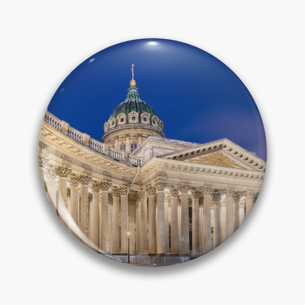 Item preview, Kazan Cathedral in Saint Petersburg, Russia at night designed and sold by mitzobs.