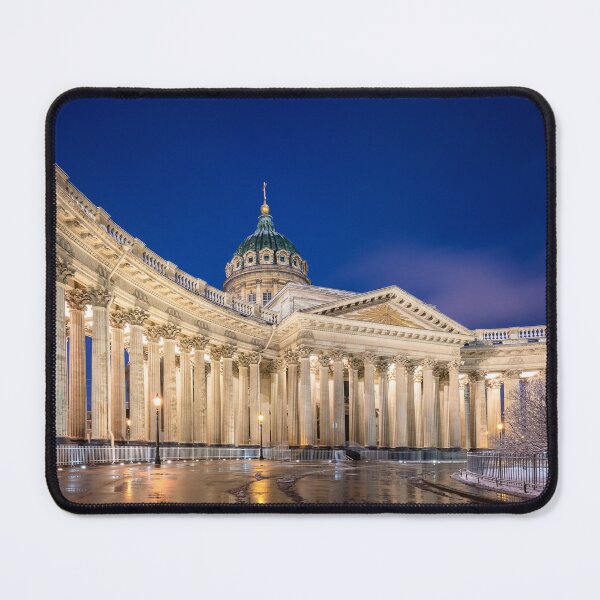 Item preview, Kazan Cathedral in Saint Petersburg, Russia at night designed and sold by mitzobs.