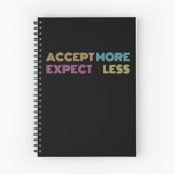 Item preview, Accept More Expect Less Gratitude Quote designed and sold by anass002.