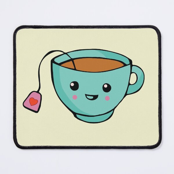 Item preview, Cute Kawaii Tea Cup for Tea Lover designed and sold by GrimButterfly.