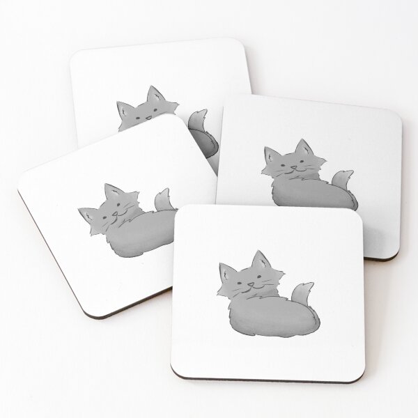 Item preview, Sleepy Grey Cat designed and sold by Annies-Arts.