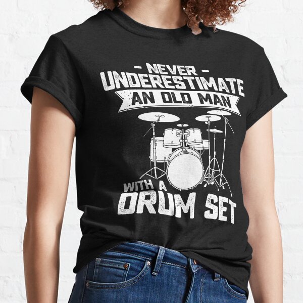 Drummer Homme T-Shirt Cadeau Musique Jantes Lecteur Meilleur Drôle Métal  Cool