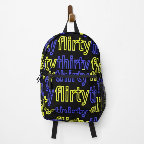 Item preview, Flirty thirty fun birthday design in yellow and blue designed and sold by CottagePop.