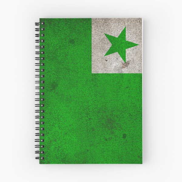 Item preview, Distressed Esperanto Flag designed and sold by Dracos-Graphics.