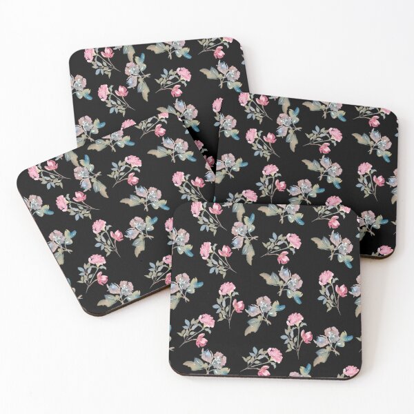 Item preview, Black Watercolor Floral Pattern Design designed and sold by adriana-holmes.