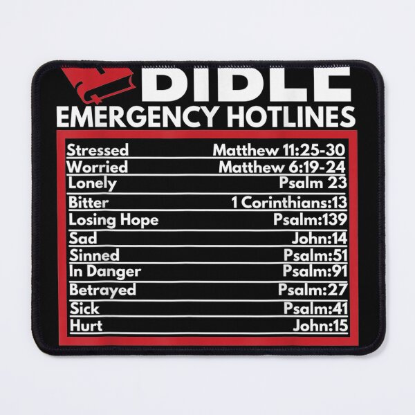 Item preview, Bible Emergency Numbers Funny Christian Bible Jesus designed and sold by JasonNathaya.