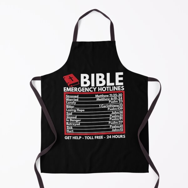 Item preview, Bible Emergency Numbers Funny Christian Bible Jesus designed and sold by JasonNathaya.