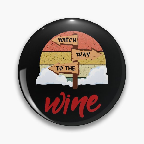 Item preview, Witch Way to the WINE designed and sold by CoffeewithAnh.