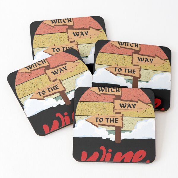 Item preview, Witch Way to the WINE designed and sold by CoffeewithAnh.