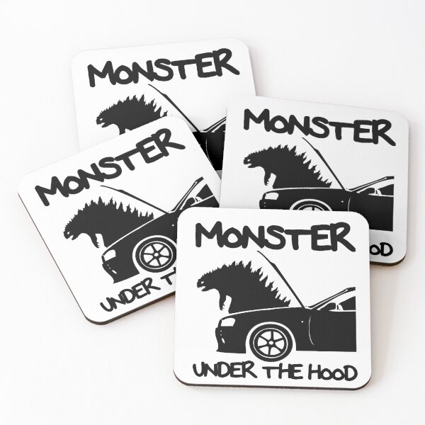 Item preview, MONSTER UNDER THE HOOD designed and sold by YOstickers.