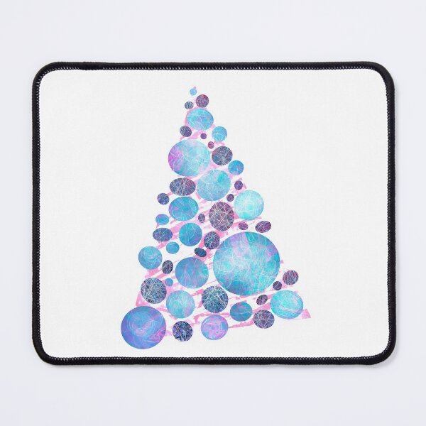 Item preview, Christmas Tree Baubles 3 Modern Pink Pattern designed and sold by AMSonArt.