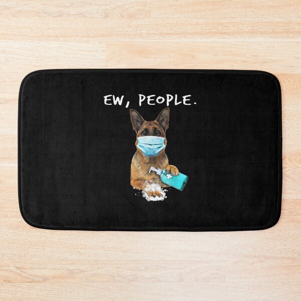 Item preview, German Shepherd Ew People Dog Wearing A Face Mask designed and sold by RomishiAurra.