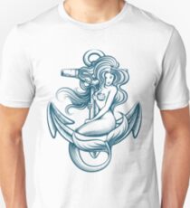 Mermaid on the Anchor Unisex T-Shirt
