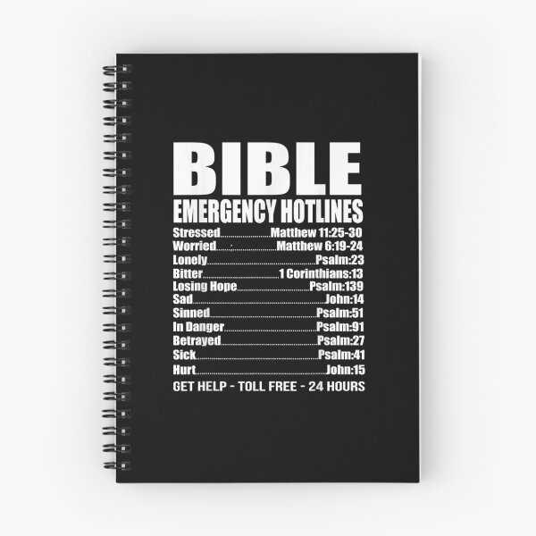 Item preview, Bible Emergency Numbers Funny Hotline Christian designed and sold by JasonNathaya.