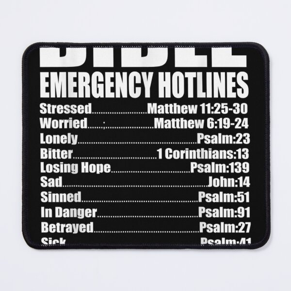 Item preview, Bible Emergency Numbers Funny Hotline Christian designed and sold by JasonNathaya.