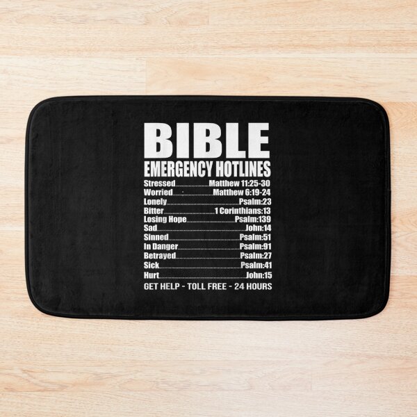 Item preview, Bible Emergency Numbers Funny Hotline Christian designed and sold by JasonNathaya.