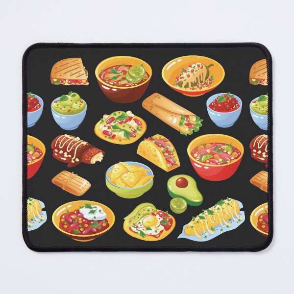 Item preview, Assorted Mexican Food Taco, Guacamole, Salsa, Burritos, Enchiladas, Chillis, Taquitos, Fajitas, Quesadillas Set designed and sold by Alicia Chee.