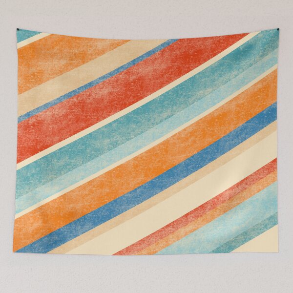 Aperçu de l'œuvre Retro Diagonal Lines Textured Pattern créée et vendue par bubblyshades.