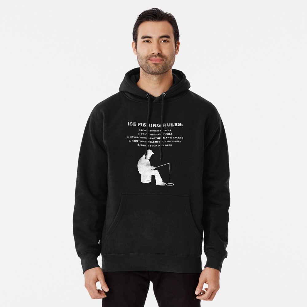  Funny Rules of Ice Fishing Drinking Sweatshirt