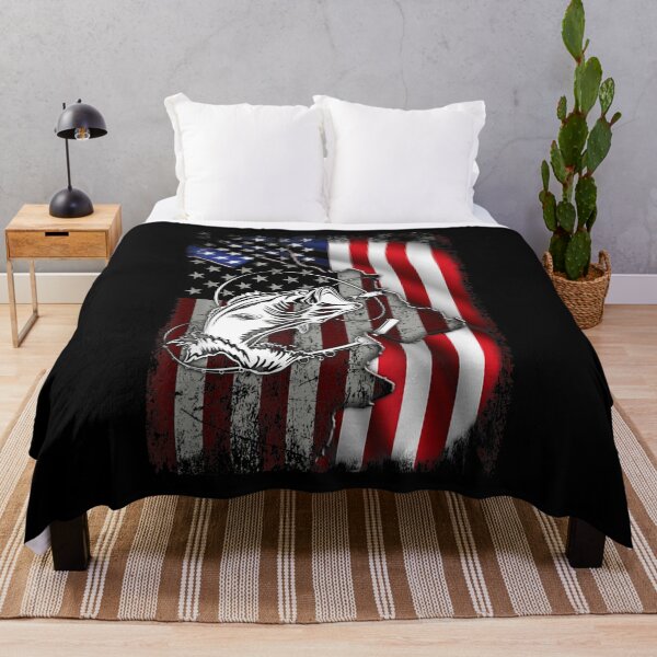 Item preview, Us Flag Fishing Perfect American Fis Fish Hunter Gift designed and sold by angelata.