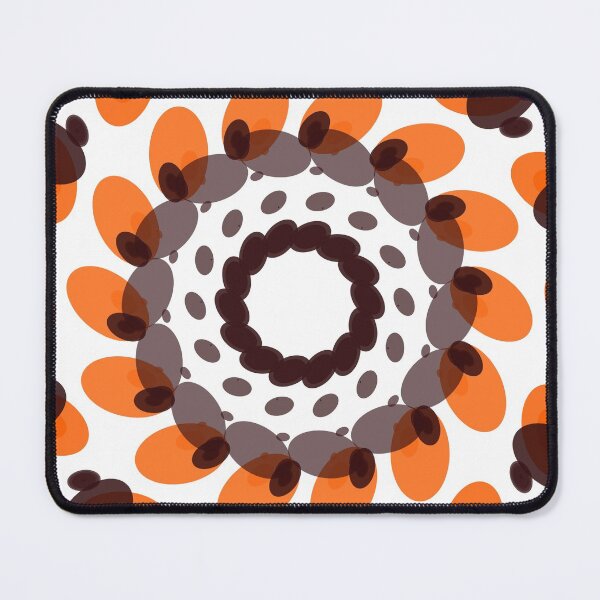 Item preview, Patterned orange and brown circles  designed and sold by MsArtyCrafts.