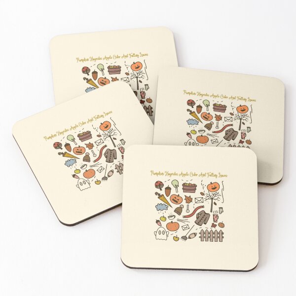 Item preview, Pumpkins Hayrides Apple Cider And Falling Leaves designed and sold by Yasmine Mohammed.