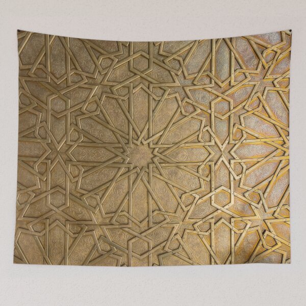 Item preview, Arabic floral seamless pattern designed and sold by mitzobs.