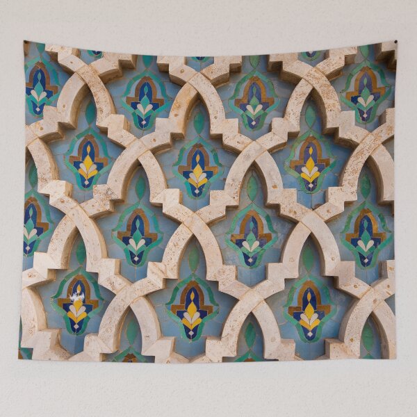 Item preview, Arabic floral seamless pattern designed and sold by mitzobs.