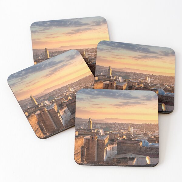 Item preview, The old Medina in Fez (Fes El Bali), Morocco at sunrise designed and sold by mitzobs.