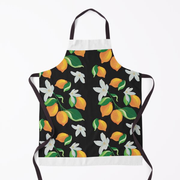 Item preview, Lemon flower Gouache colour in black designed and sold by Rosebossa.
