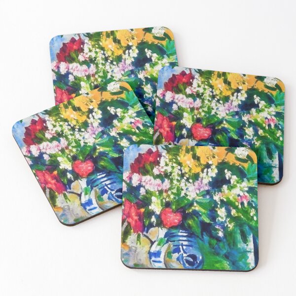 Item preview, Two Vases of Flowers by Cezanne designed and sold by CristalleLisa.