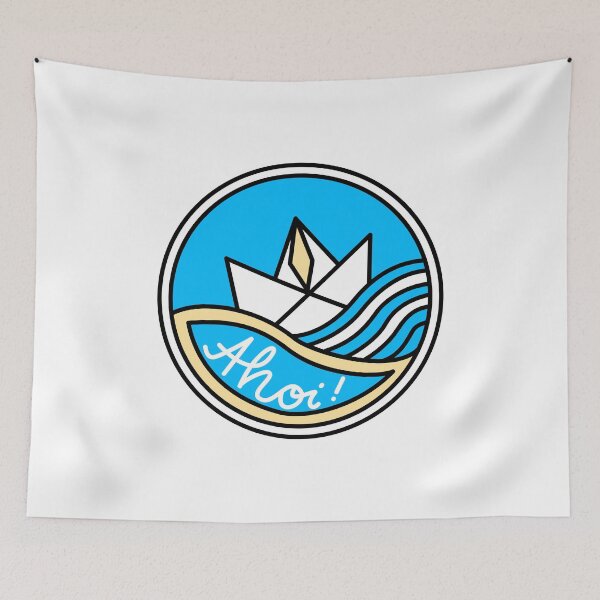 Item preview, Paper boat ahoy! designed and sold by Sanguinik.