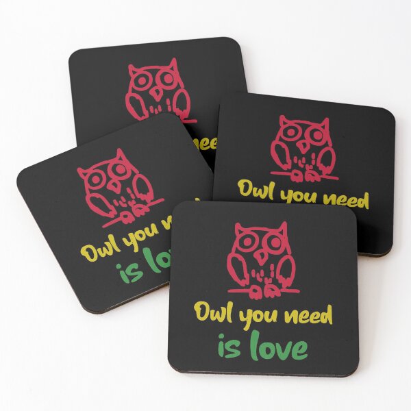 Item preview, Owl You Need Is Love. Funny Wise Owl designed and sold by Rebel-Design.