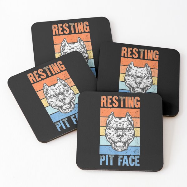 Item preview, Resting Pit Face Pitbull Awesome Gift Idea For Dog Lovers designed and sold by maudean.