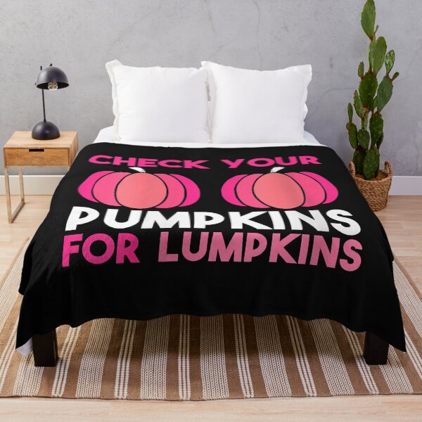 Artikelvorschau, Womens Check Your Pumpkins Breast Cancer Awareness. Pink in October entworfen und verkauft von David231231.