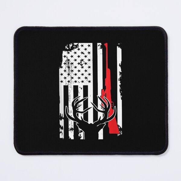 Item preview, American Flag Usa Sniper Riffle Deer Hunter Hunting Animal designed and sold by angelata.