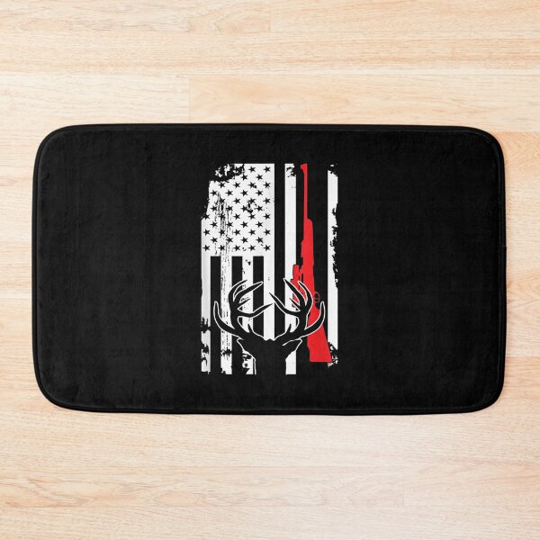 Item preview, American Flag Usa Sniper Riffle Deer Hunter Hunting Animal designed and sold by angelata.